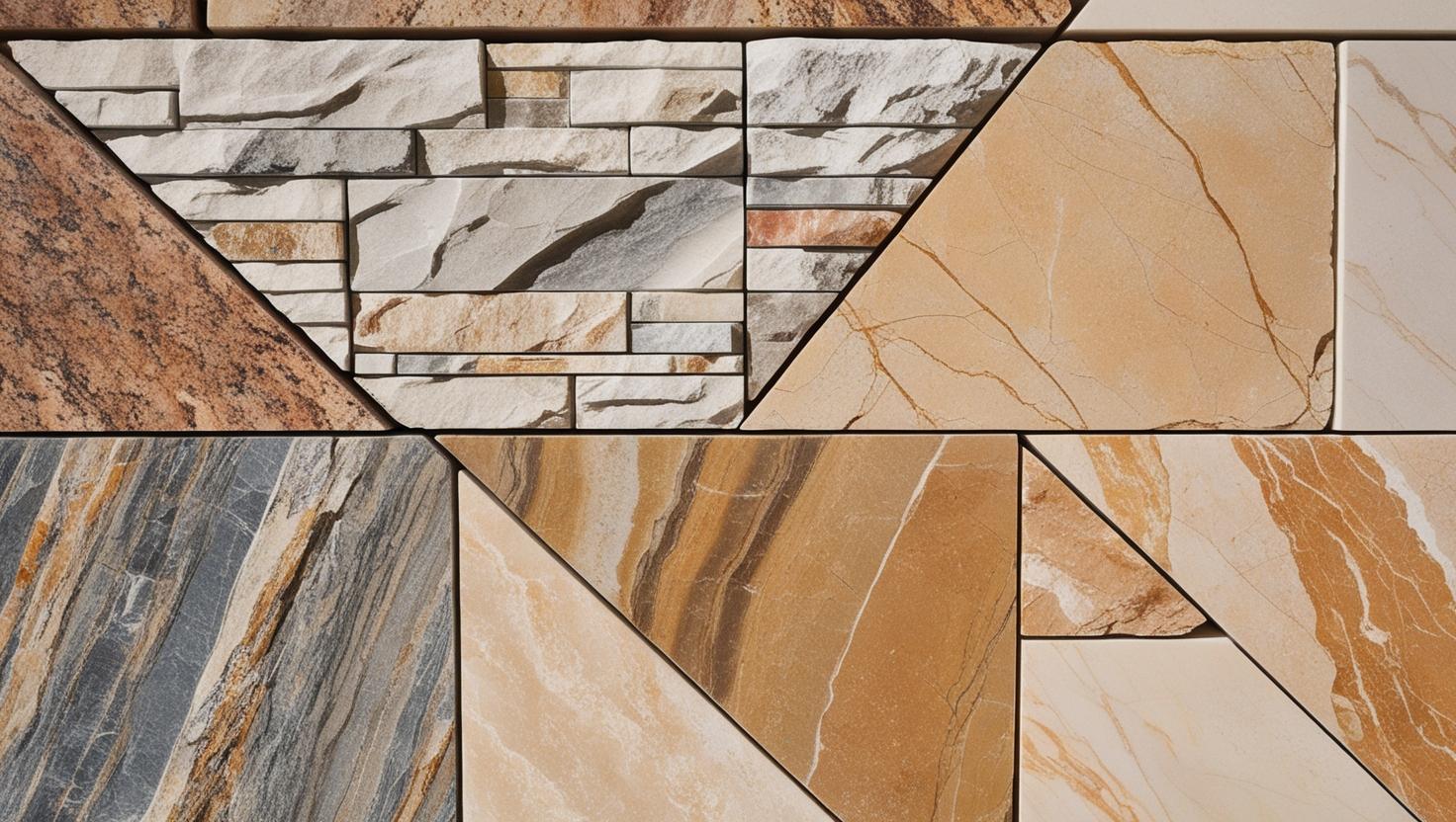 natural stone wall cladding options for home transformation (or) Indian marble, sandstone, slate, granite, limestone for wall cladding